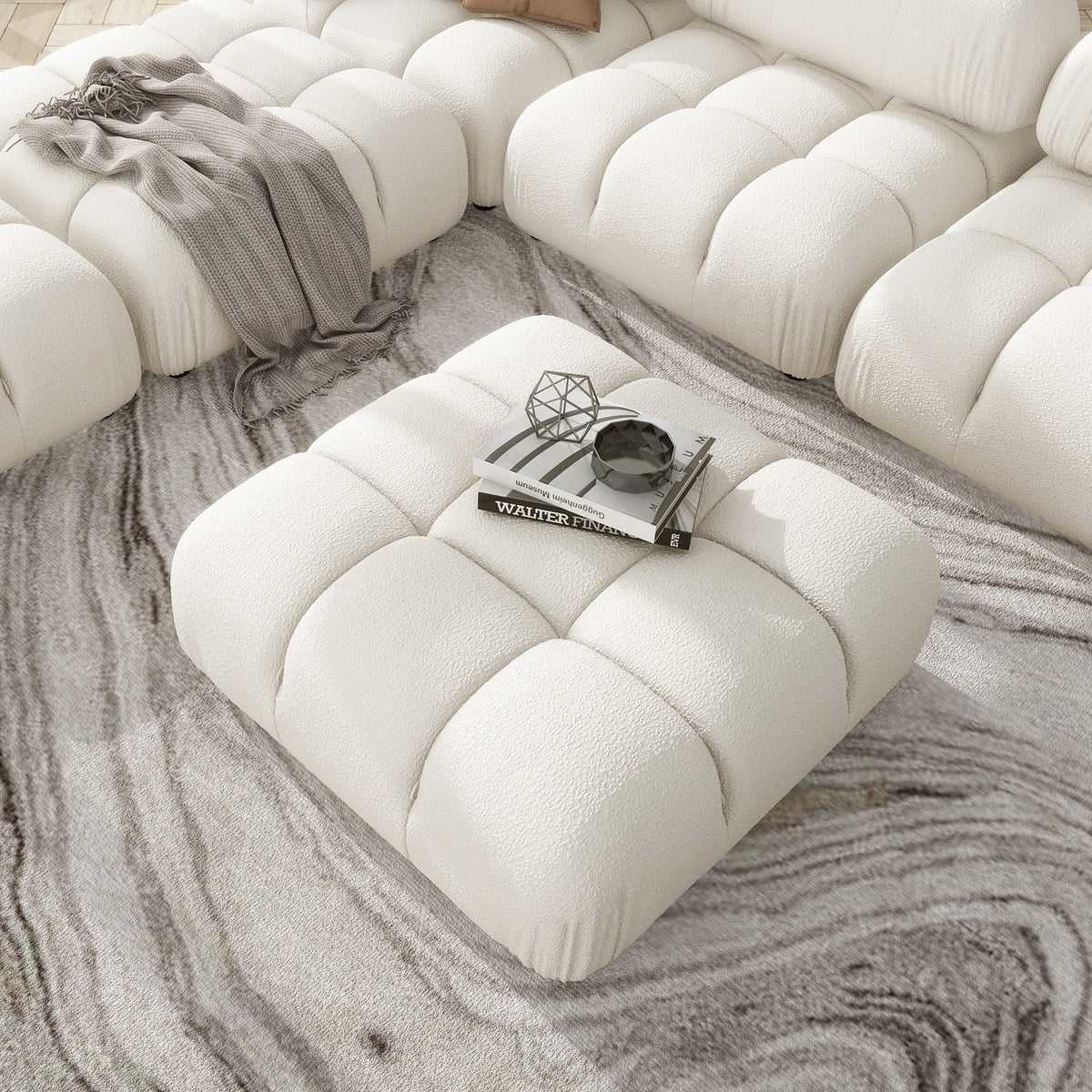 Marcel 36" Bubble Modular Modern Cocktail Ottoman