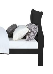 Louis Philippe Sleigh Style Bed