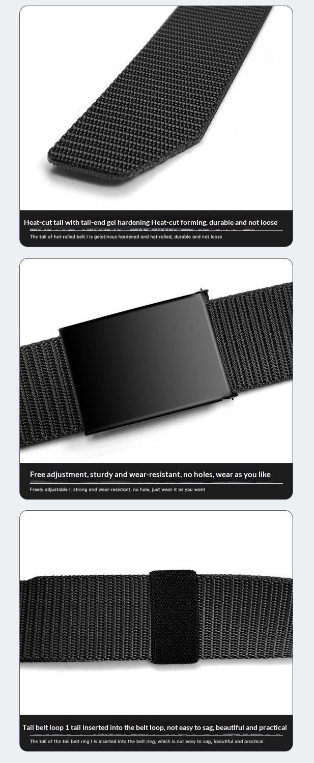 Unisex Business Belt Outdoor Nylon Casual Waistband
