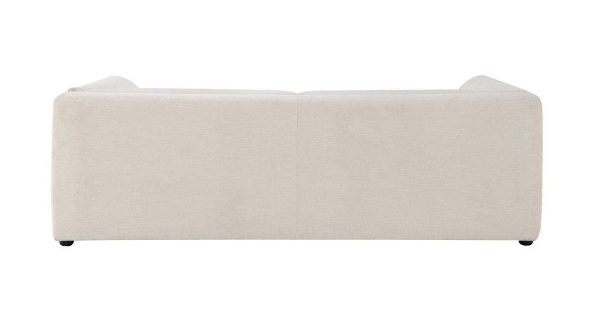 Jaeda Beige Boucle Sofa with Plush Foam Cushions - Beige