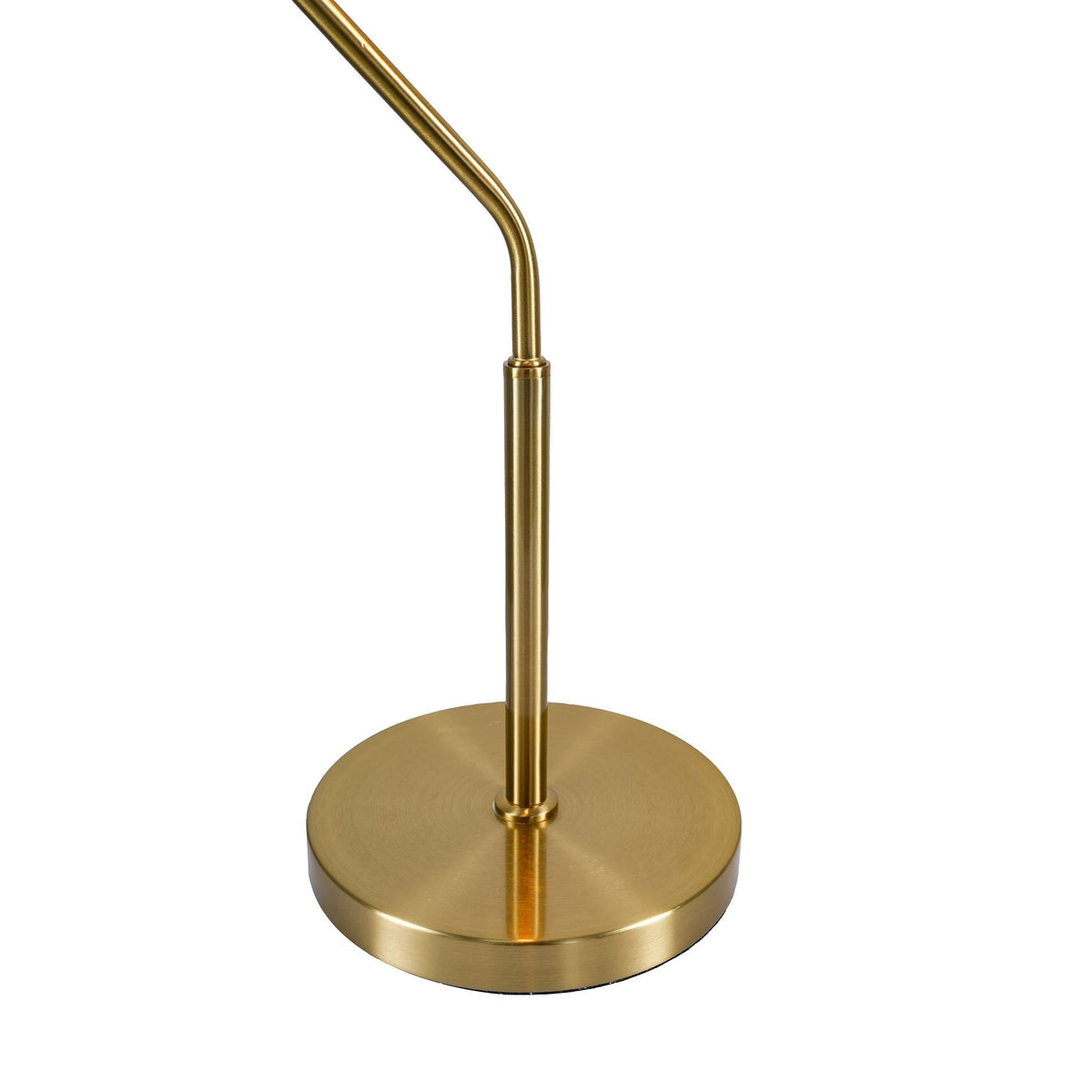 Gold Table Lamp with Dimmable Feature - Black Shade