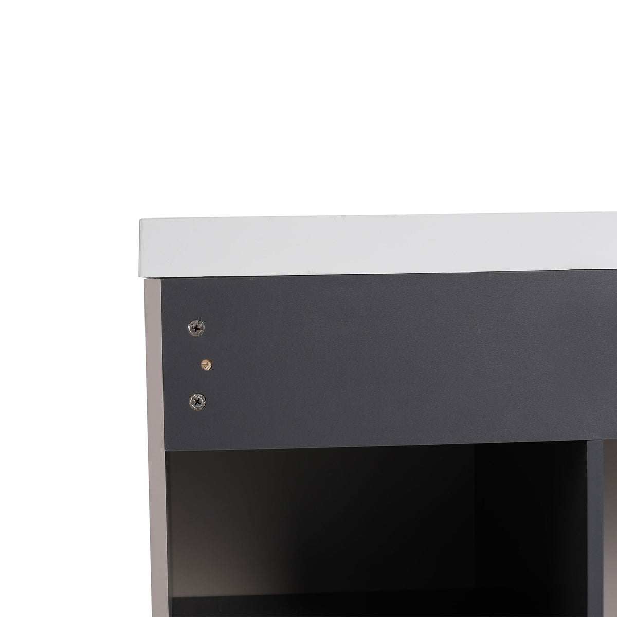 Modern Freestanding Bathroom Vanity with Soft Close Cabinet Doors - Pearl Silver, White, or Dark Green