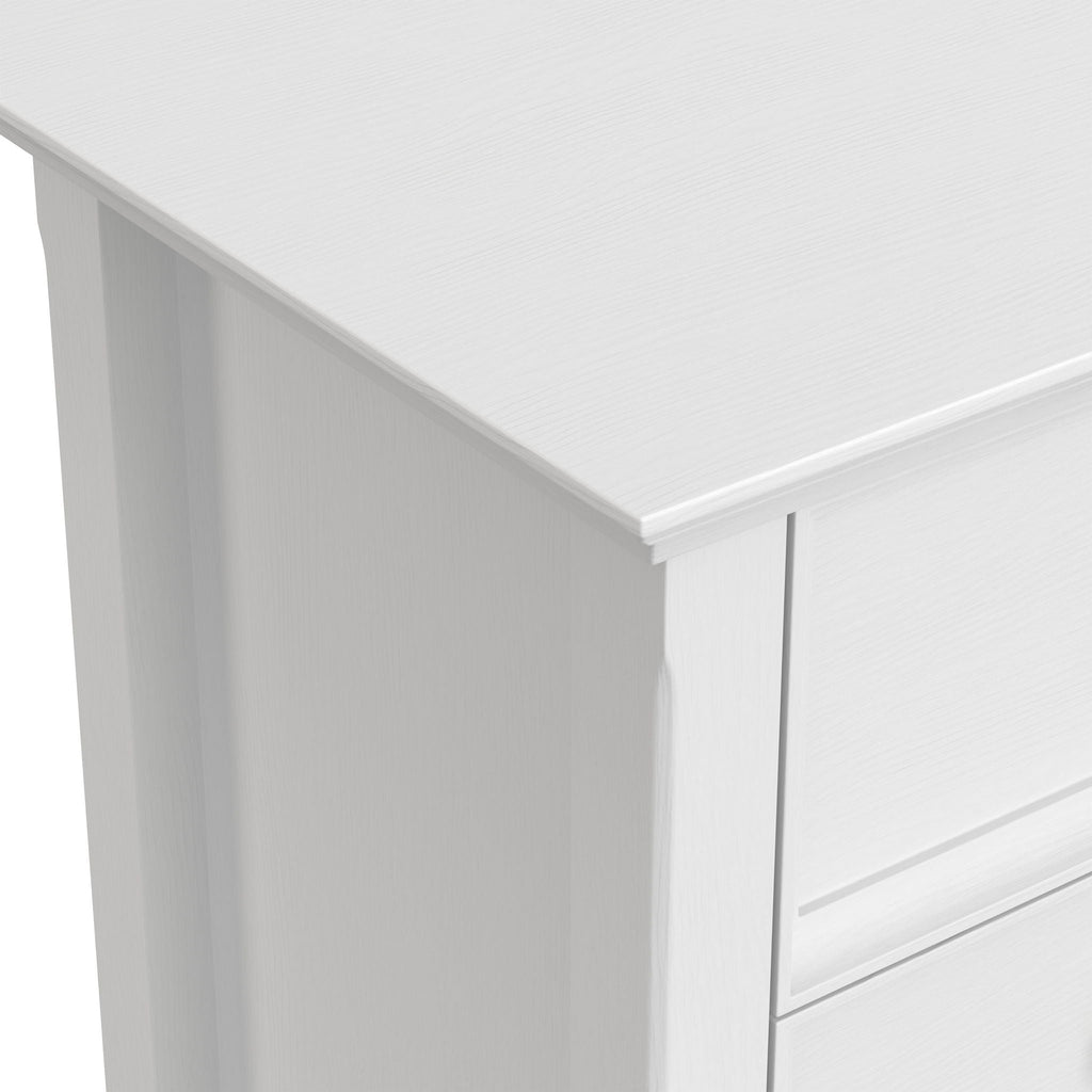 Handcrafted Medium Storage Cabinet with Adjustable Shelves - Dark Brown, Light Brown, Black, White