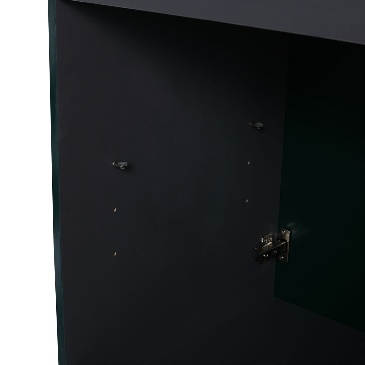 Modern Freestanding Bathroom Vanity with Soft Close Cabinet Doors - Pearl Silver, White, or Dark Green