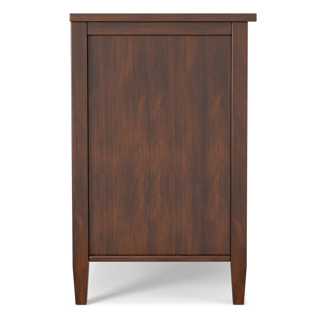 Transitional Style TV Media Stand with Storage - Light Brown, Dark Brown, White