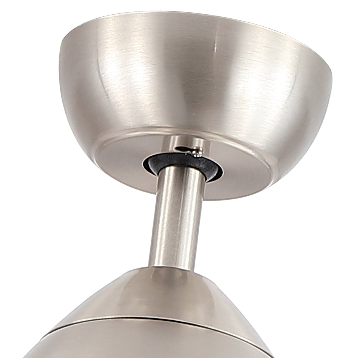 52 Inch Indoor Brushed Nickel Ceiling Fan with Integrated LED Light Kit and Remote