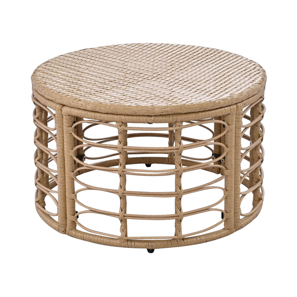 7-Piece Outdoor All-Weather Rattan Patio Sofa Set With Cushions (SAK47230)