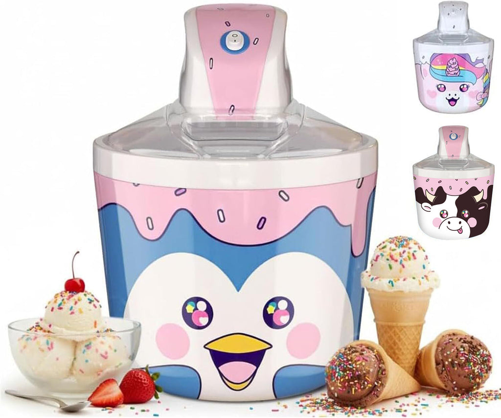 Electric Ice Cream Maker Machine for Kids – Countertop Soft Serve