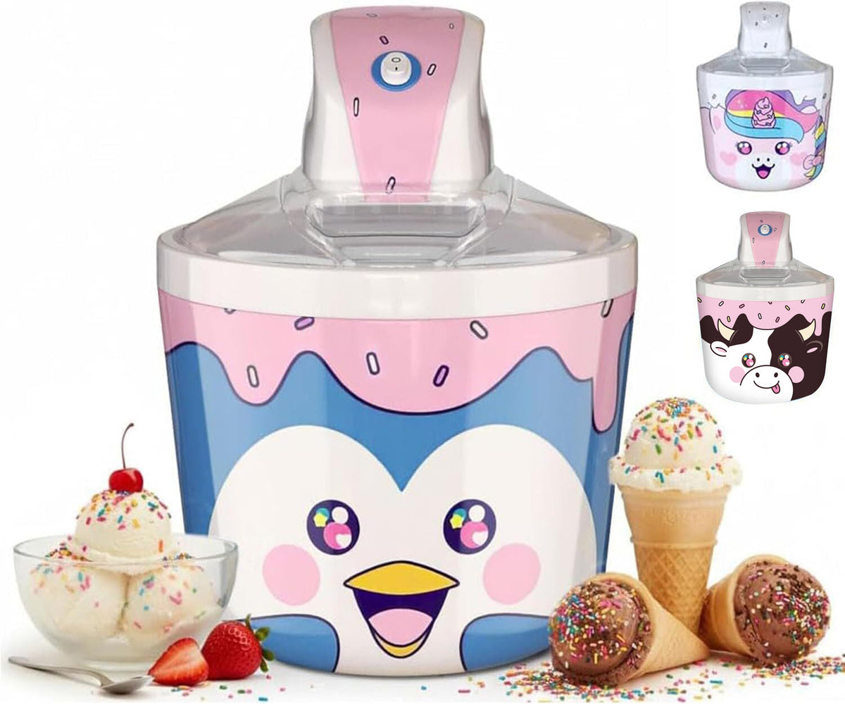 Electric Ice Cream Maker Machine for Kids – Countertop Soft Serve