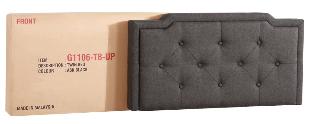 Button Tufted Upholstered Bed with Charming Design - Multiple Colors