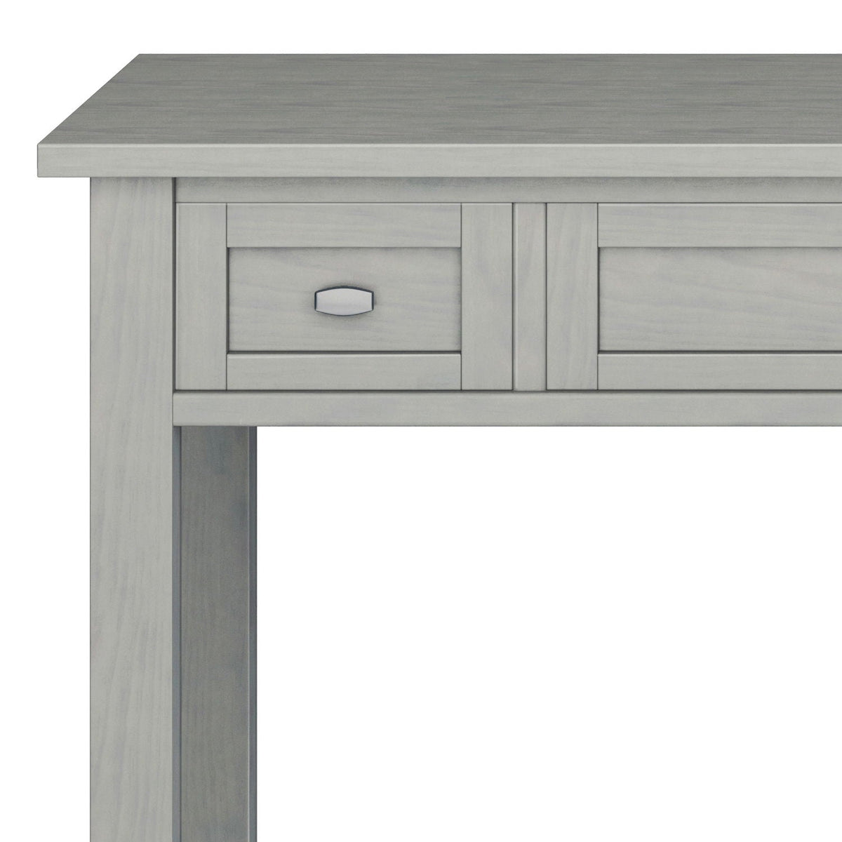 Handcrafted Wooden Writing Desk with Storage Drawers - Multiple Colors