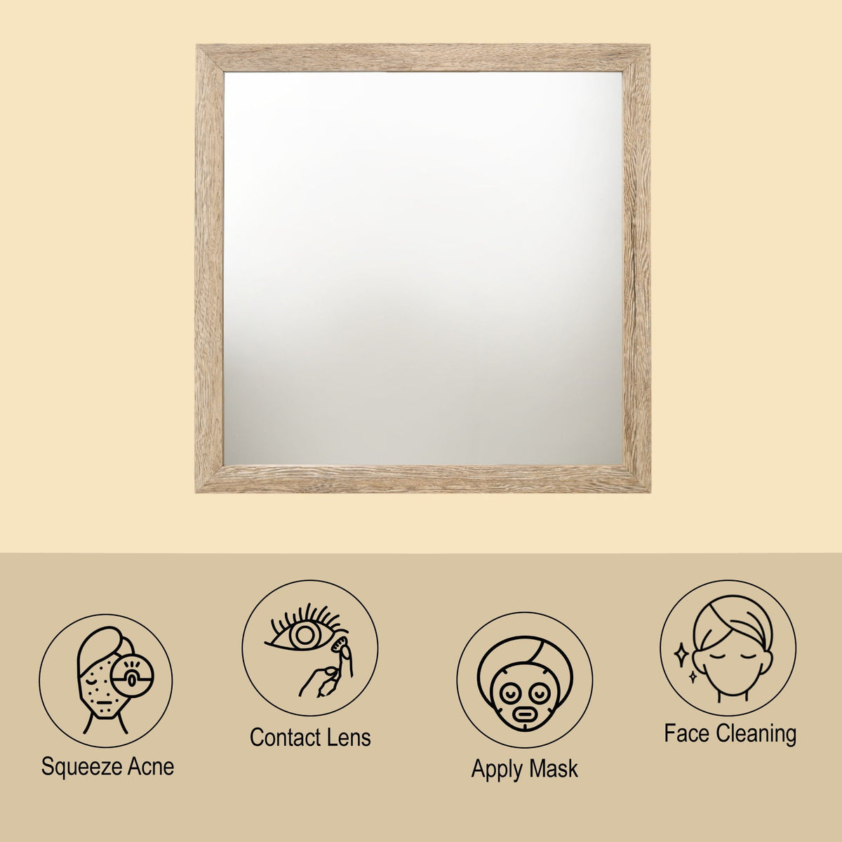 Miquell Versatile Orientation Mirror