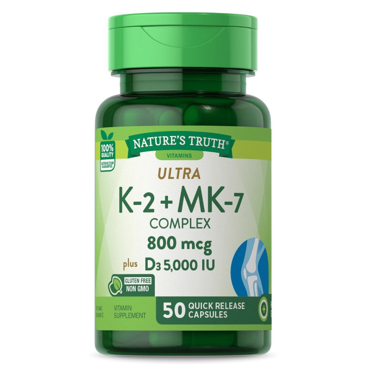 Nature's Truth Ultra Vitamin K-2 100 Mcg
