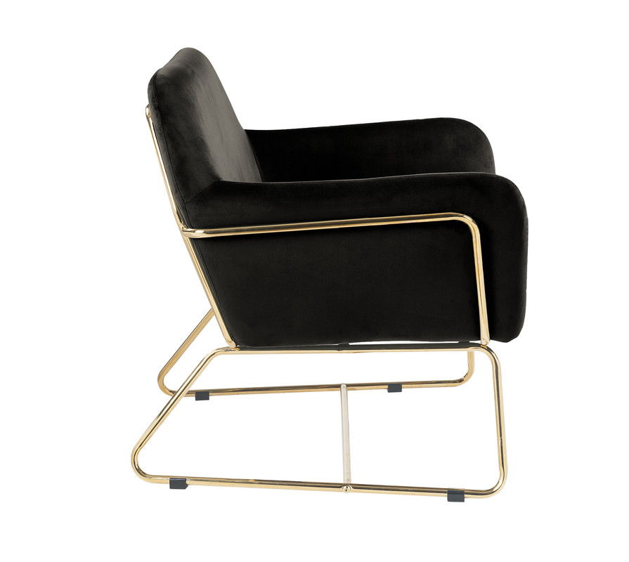 Keira - Accent Chair With Metal Base