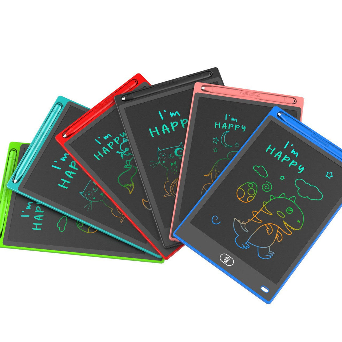 8.5-inch LCD Writing Tablet Trio Pack Kids Drawing Board  Doodle Board