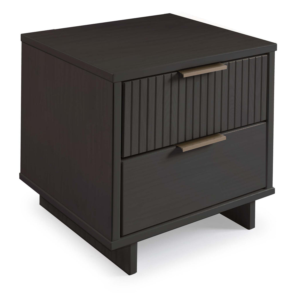 Granville Nightstand with 2 Drawers - Solid Wood Construction