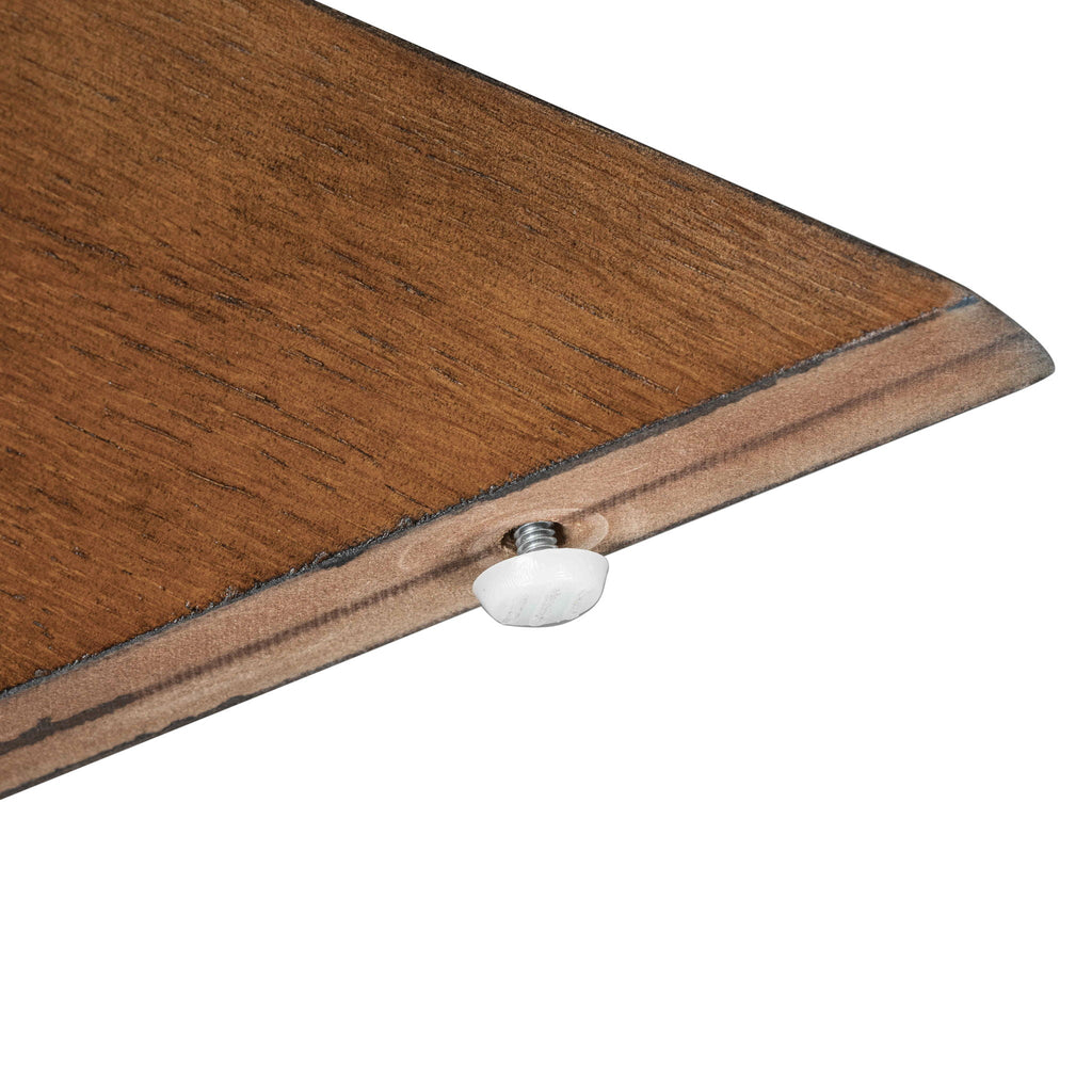 Round Dining Table with Durable MDF Construction - Cherry