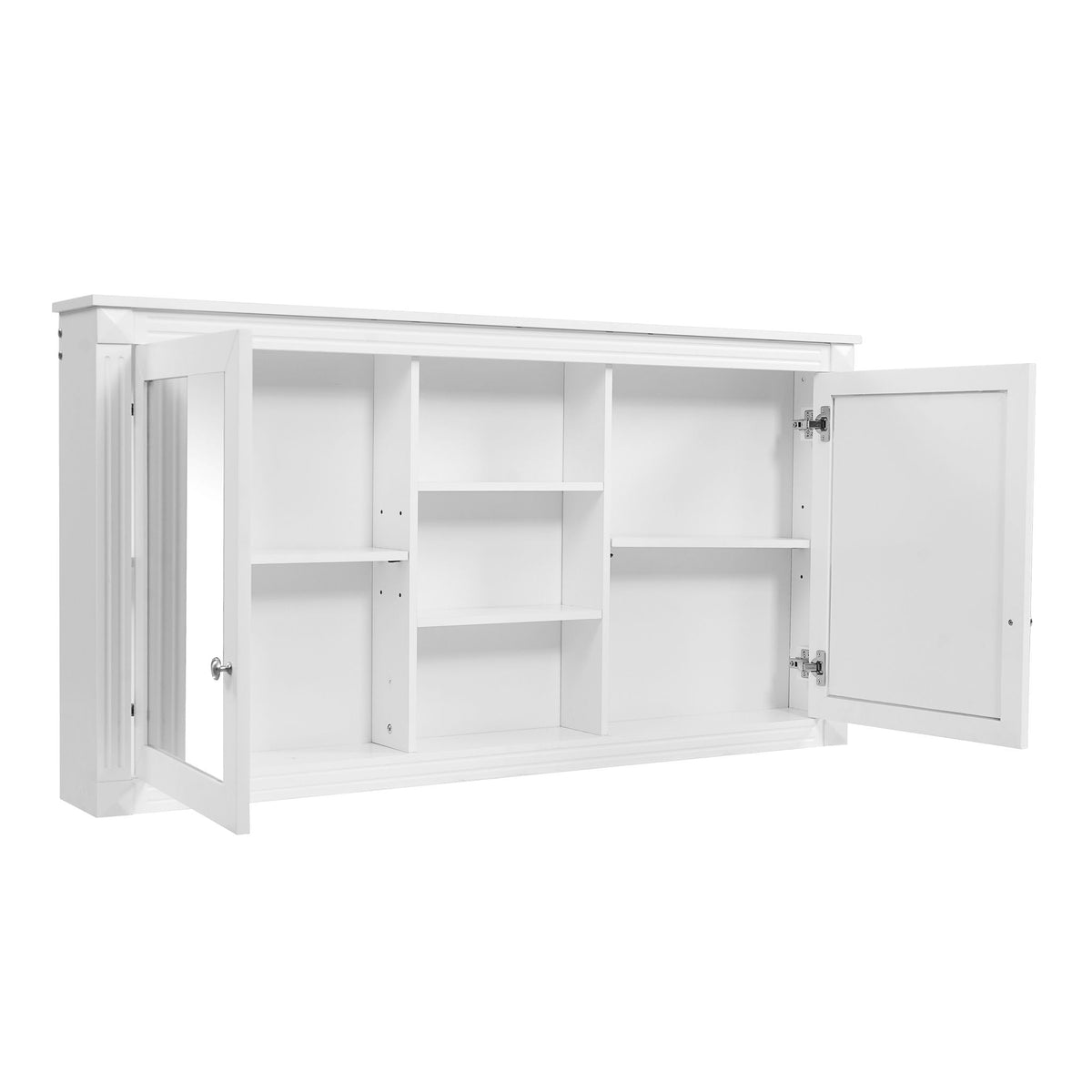 Modern Wall-Mount 2 In 1 Mirror Cabinet
