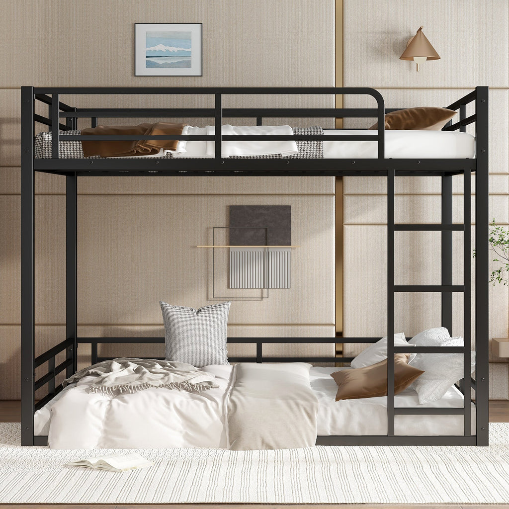 Metal Full XL Over Full XL Bunk Bed Frame