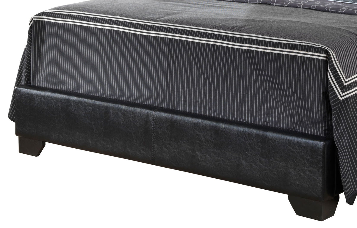 Elegant Platform Bed with Upholstered Finish - Multiple Colors