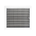 Adjustable Aluminum HVAC Register Vent Cover with Vertical Blades - Box of 10