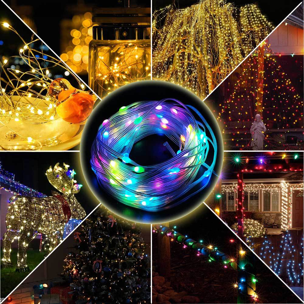 Christmas LED Leather Wire Light String Low Voltage 24v Light String Solar Light String Home Decor