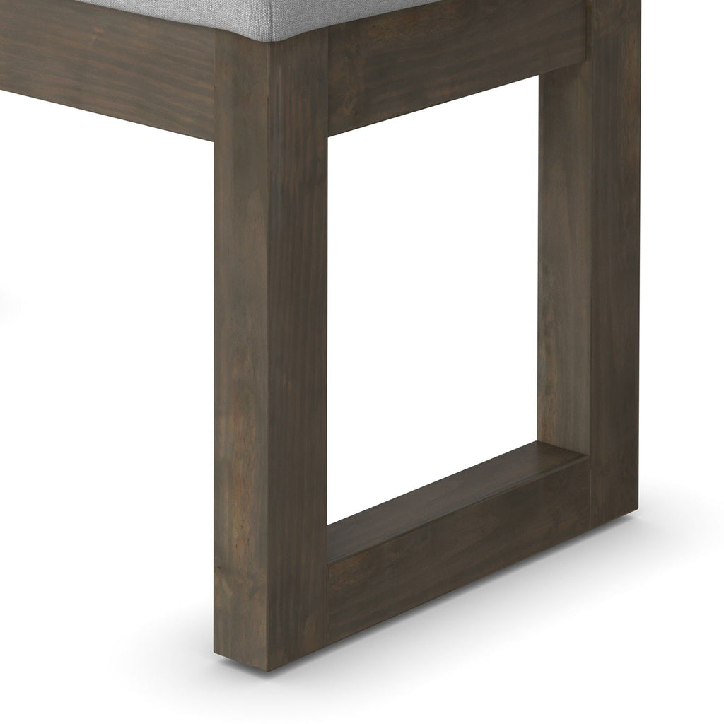 Milltown Upholstered Ottoman Bench with Versatile Design - Multiple Colors