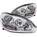 00-05 S-Class W220 Halogen Projector Headlights, Anzo 121092