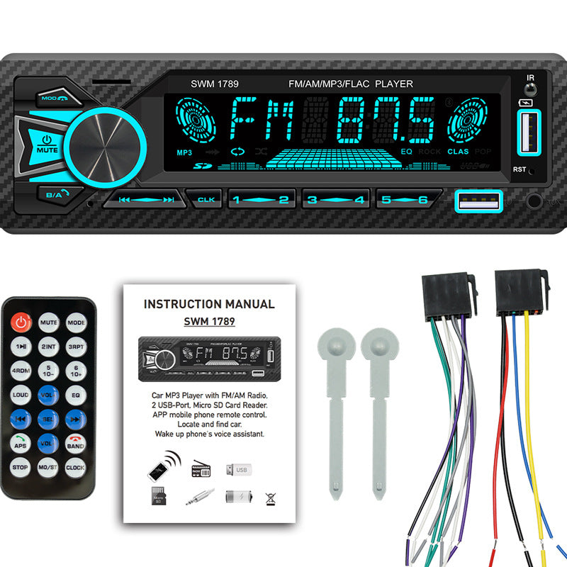 Car MP3 Radio Car Card USB Smart Bluetooth Lossless Music