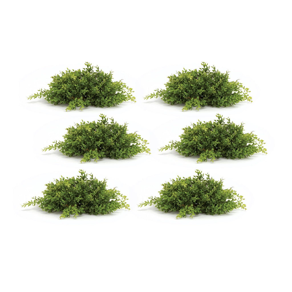 Spring Mini Leaf Foliage Half Orb Set of 6