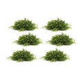 Spring Mini Leaf Foliage Half Orb Set of 6