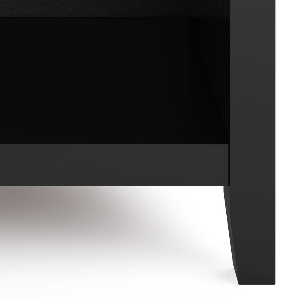 Handcrafted Bedside Table with Drawer and Shelf - Multiple Colors