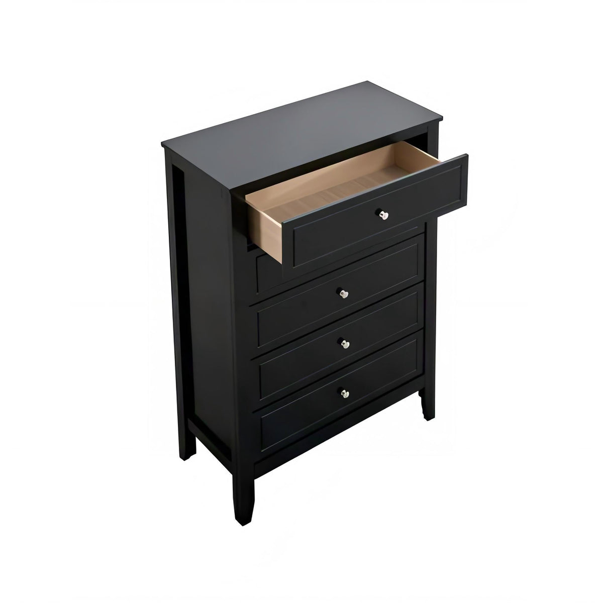 5 Drawer Storage Chest with Metal Hardware - Multiple Colors