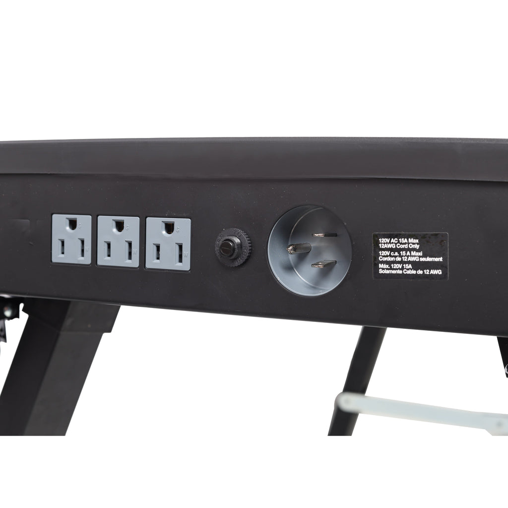 8-in-1 Multifunctional Folding Work Table with 8 Configurations - Steel/ABS/PVC