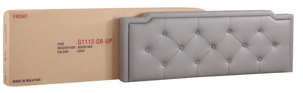 Button Tufted Upholstered Bed with Charming Design - Multiple Colors