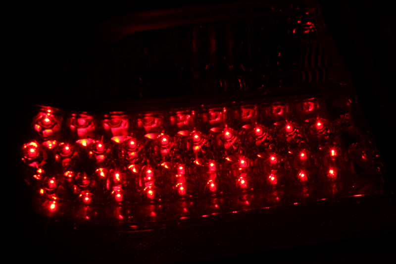 Anzo 1996-2002 Mercedes Benz E Class W210 LED Tail lights Red/Clear
