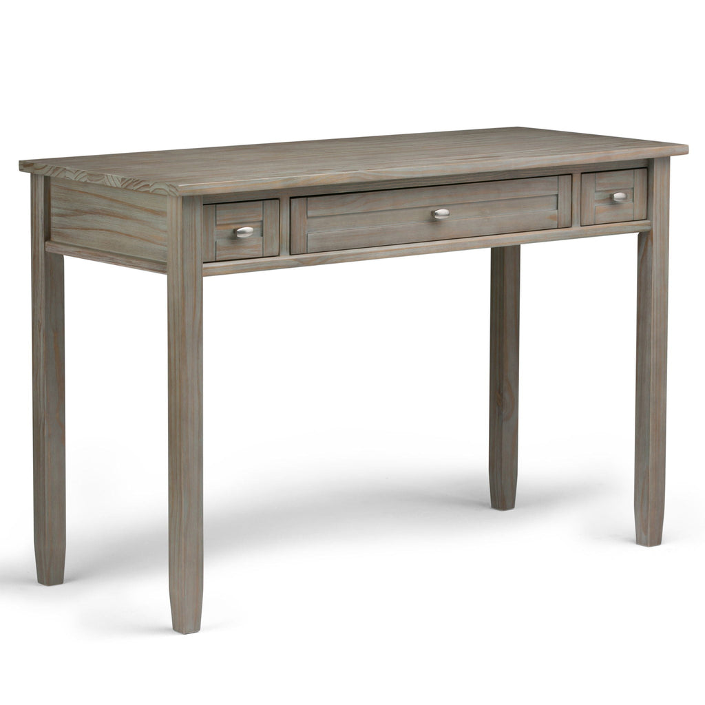 Handcrafted Wooden Writing Desk with Storage Drawers - Multiple Colors