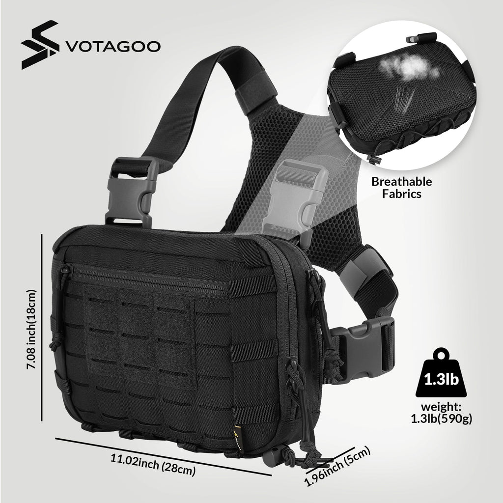 VOTAGOO® Tactical EDC Chest Rig
