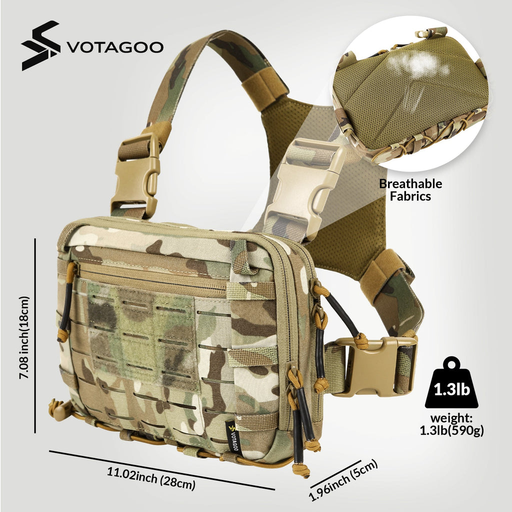 VOTAGOO® Tactical EDC Chest Rig
