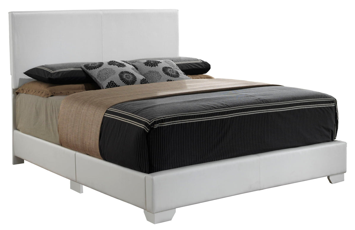 Elegant Platform Bed with Upholstered Finish - Multiple Colors