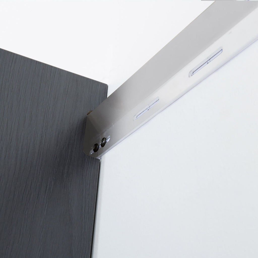 Astro Series - Wall Mounted Base Door Storage Cabinet - Metallic Gray