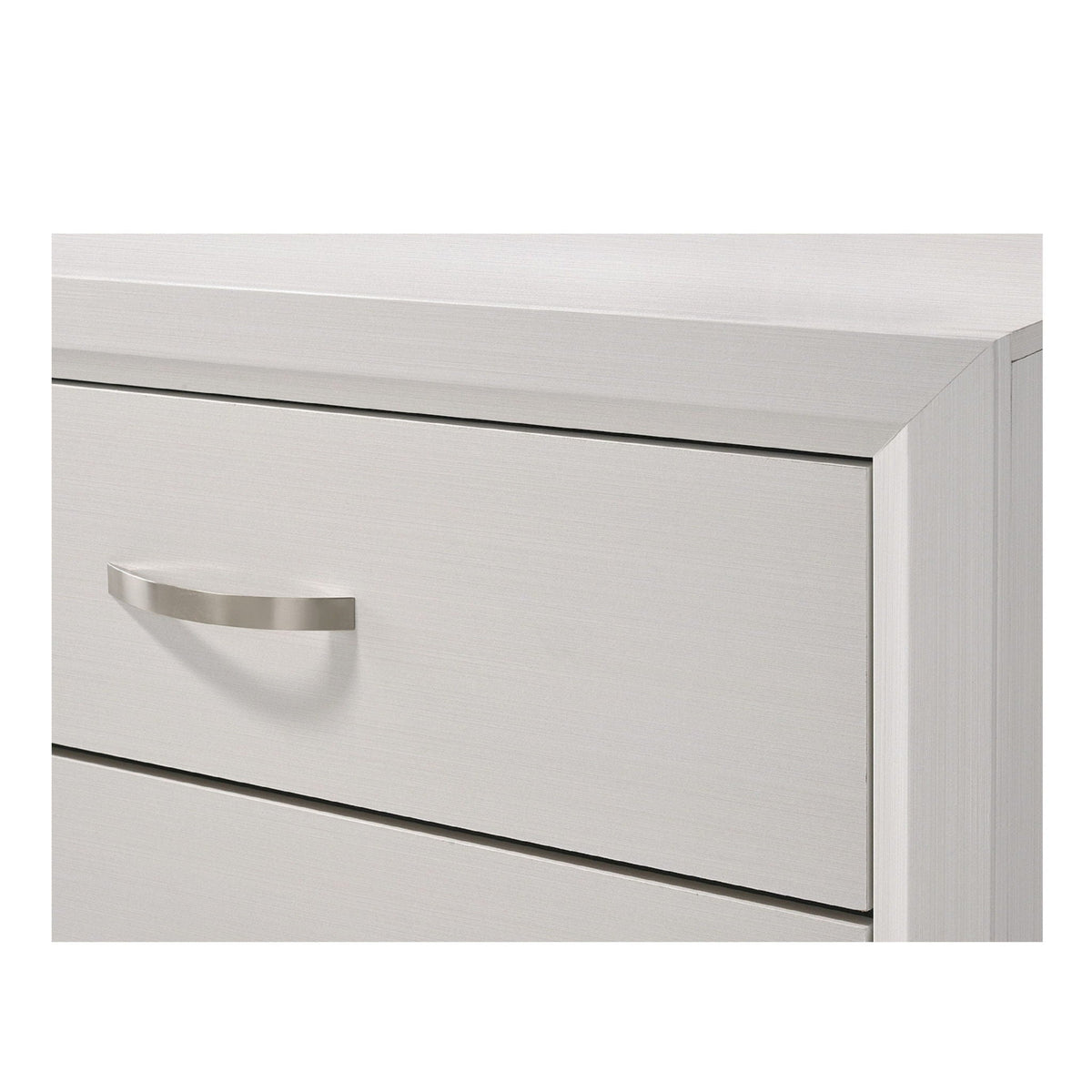 Contemporary 5 Drawer Tall Chest with Ample Storage - White or Dark Gray