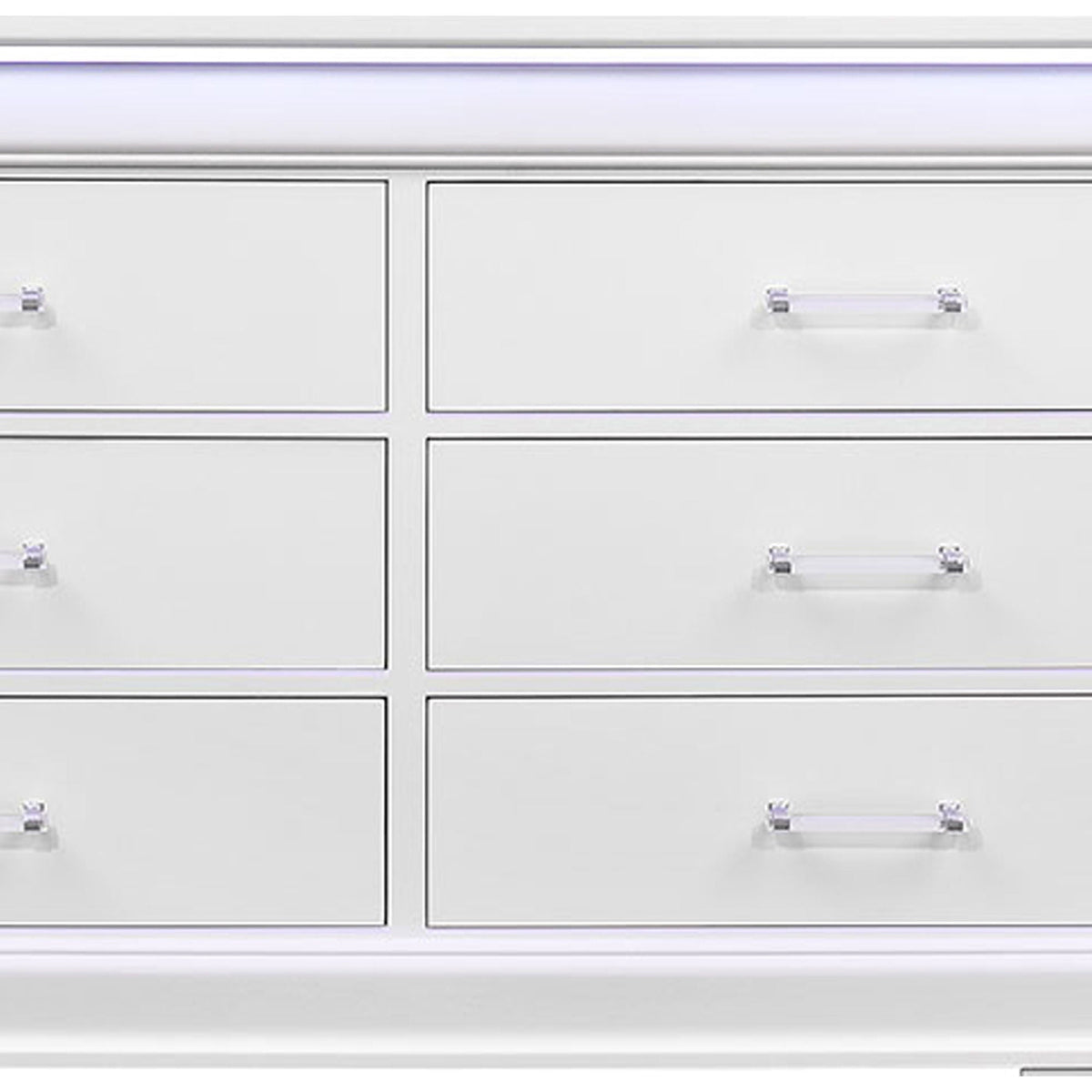 Charlston Dresser with LED Lighting - White or Blue