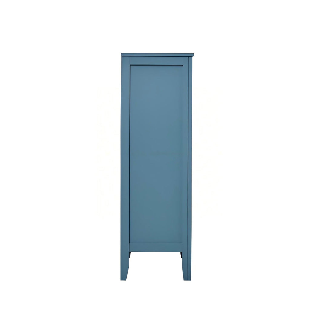 5 Drawer Storage Chest with Metal Hardware - Multiple Colors