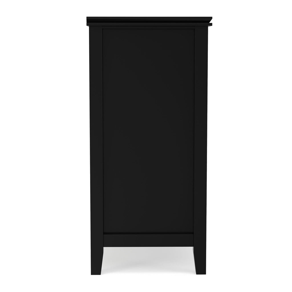 Artisan 4 Door Sideboard Buffet with Adjustable Shelves - Dark Brown or Black