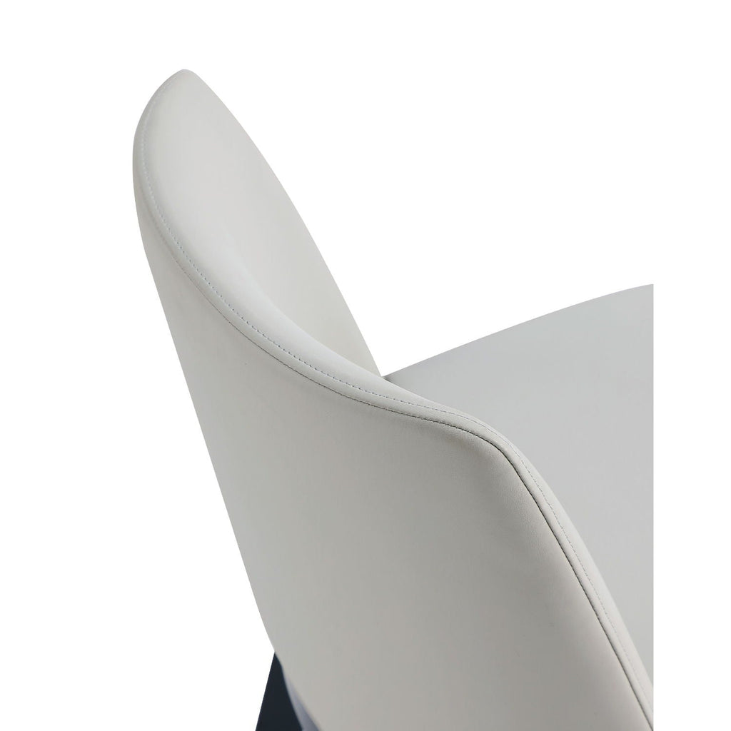 Upholstered Dining Chair Set with Solid Beech Frame - Dark Gray or Gray