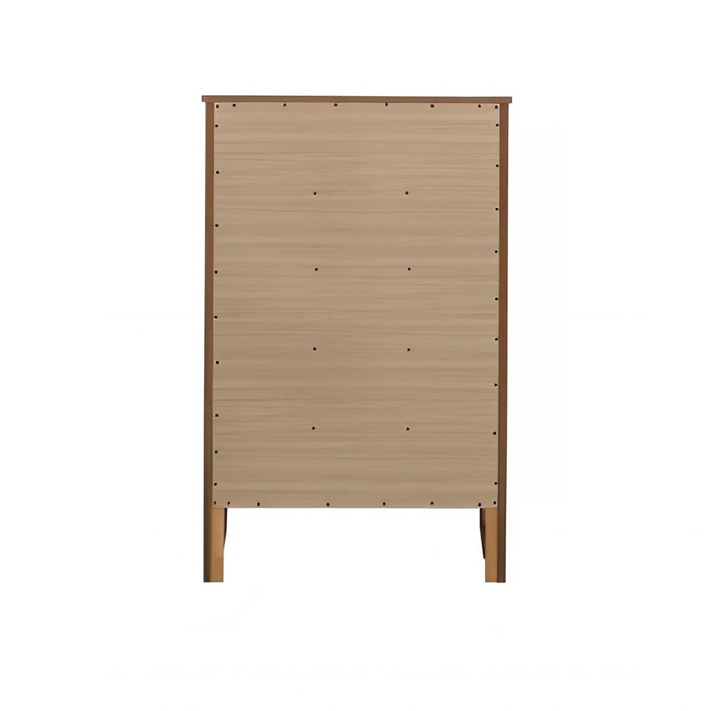 5 Drawer Storage Chest with Metal Hardware - Multiple Colors