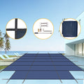 16 x 32 Ft High Strength Pool Safety Cover for Inground Pools