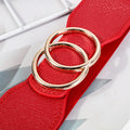 Casual Stretchy Fashion Decorative Belt With A Snap Buckle