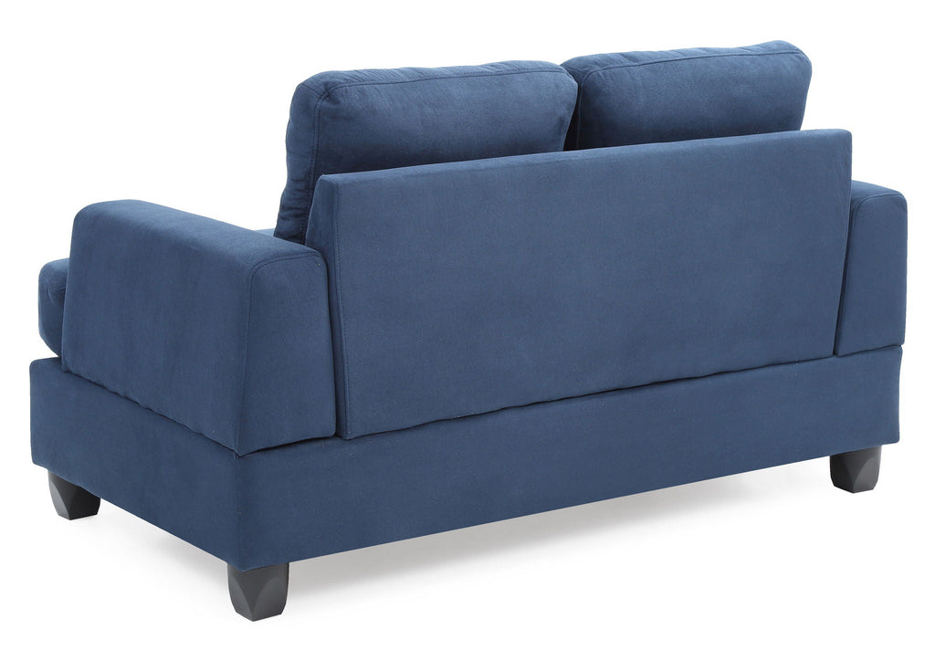 Stylish Transitional Loveseat For Two